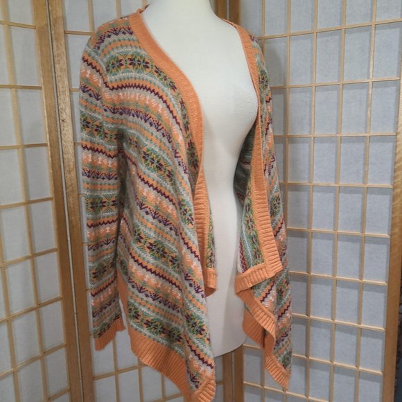 Sundance Sweaters - Sundance Med Fair Isle Open Cardigan